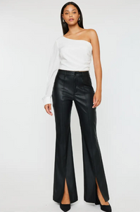 Ada High Rise Faux Leather Pants