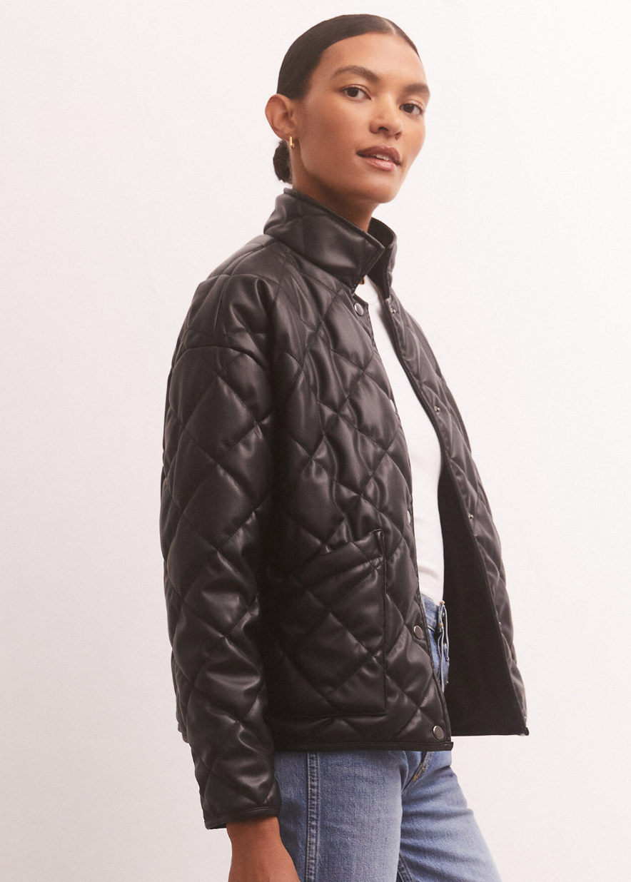 Heritage Faux Leather Jacket