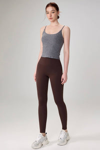 NEW Colors! Empower High Waist Leggings: Cold Brew / L