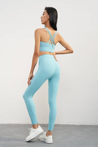 NEW Colors! Empower High Waist Leggings: Cold Brew / L