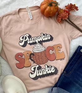 Pumpkin Spice Junkie Graphic Tee